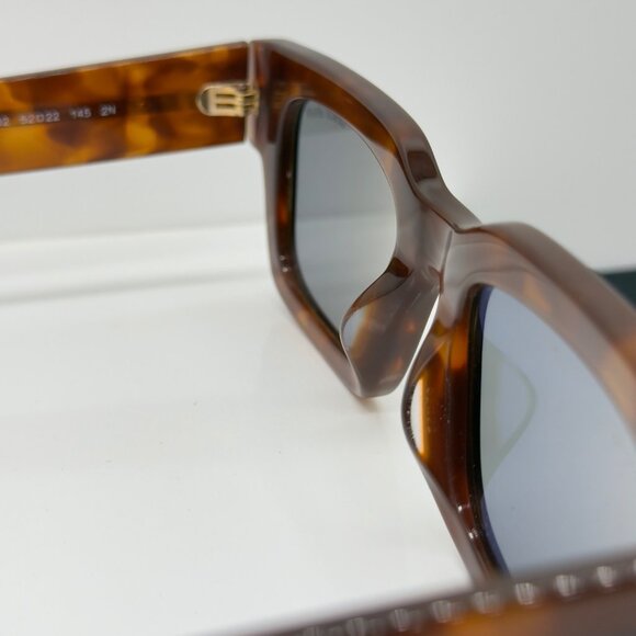 Georgio Armani Sunglasses AR8184-U 5988/02 Red Havanna Square Frames Blue Lenses - Picture 8 of 9
